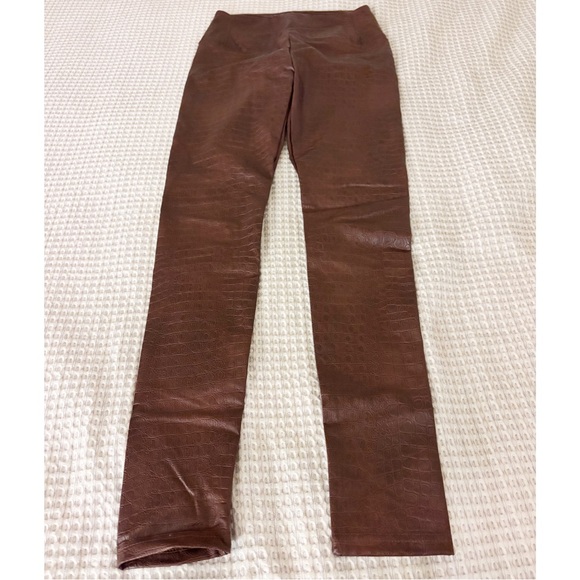 7 For All Mankind Pants - 7 For All Mankind Faux Croc Leggings